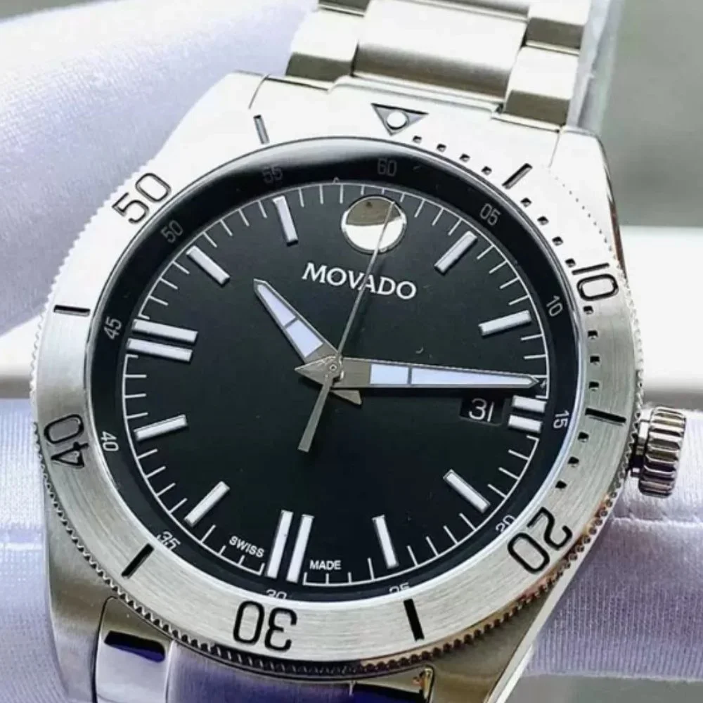 Movado Sport Silver Tone Men's Watch